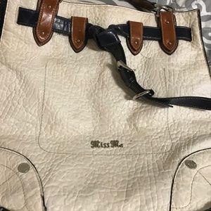Miss Me, shoulder bag, large purse, & leather